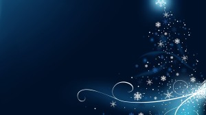 abstract-dark-blue-snowflakes-background