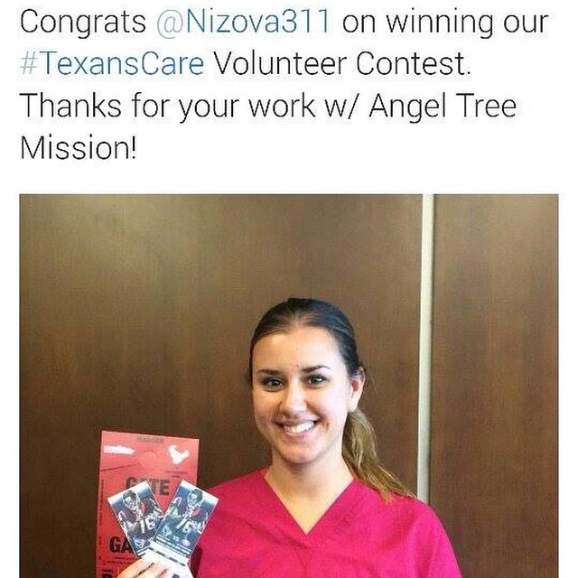 CONGRATS to one of our AMAZING #Volunteers, @Nizova311