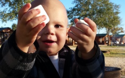 22-month-old Nolan, just beginning his life, suddenly battling a very rare case of cancer…