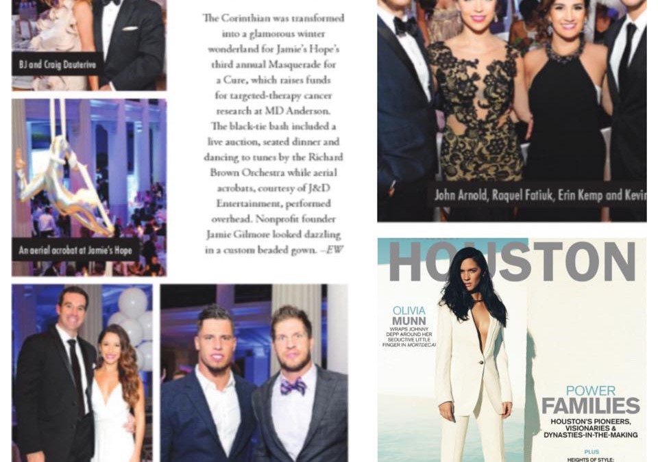 3rd Annual‪ ‎MasqueradeForACure‬ Gala in February Issue of Modern Luxury