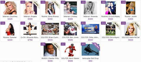 Only 24 more hours to bid on our celeb golfers!