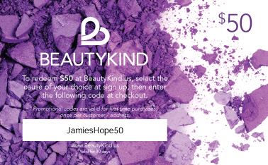 Jamie’s Hope‬ is excited to partner with ‪‎Beauty Kind‬
