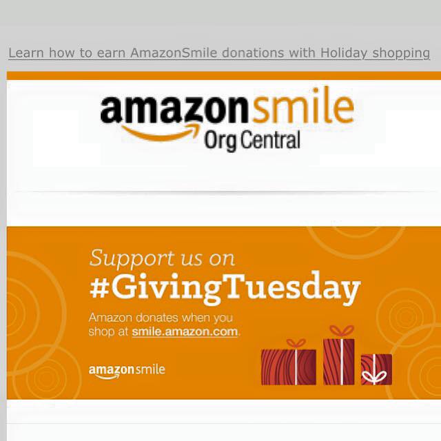 You shop, ‪#‎AmazonSmile‬ gives back!!!